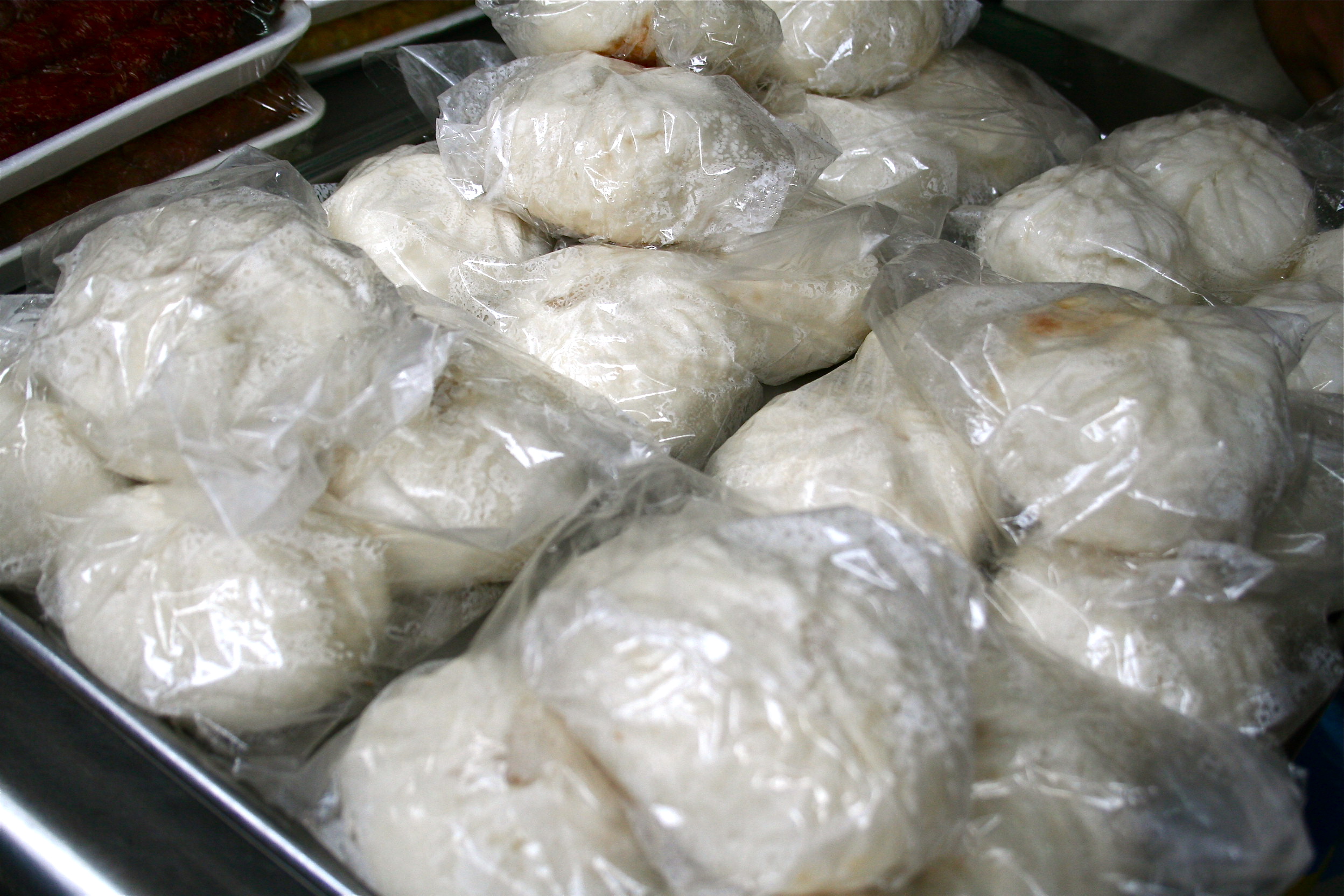 Fried siopao.