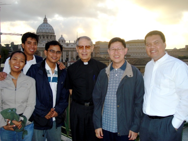 With Jesuit Father General Nicolas and Bishop Chito Tagle in Rome