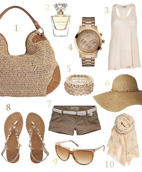 beige travel essential