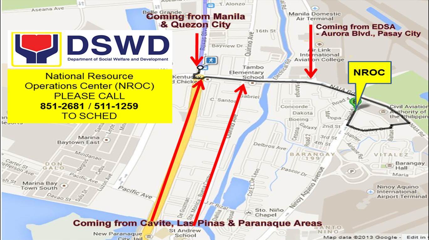 DSWD NROC map