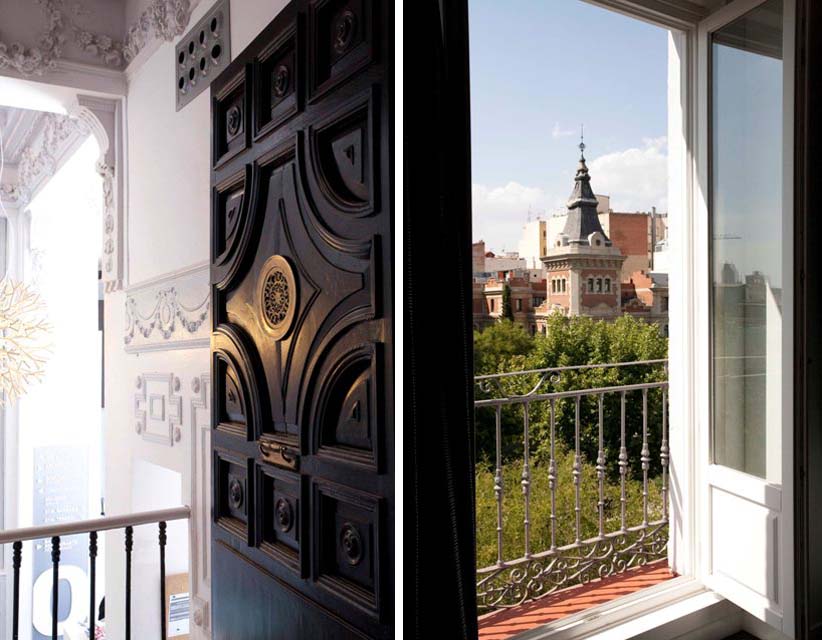 balcon and reception