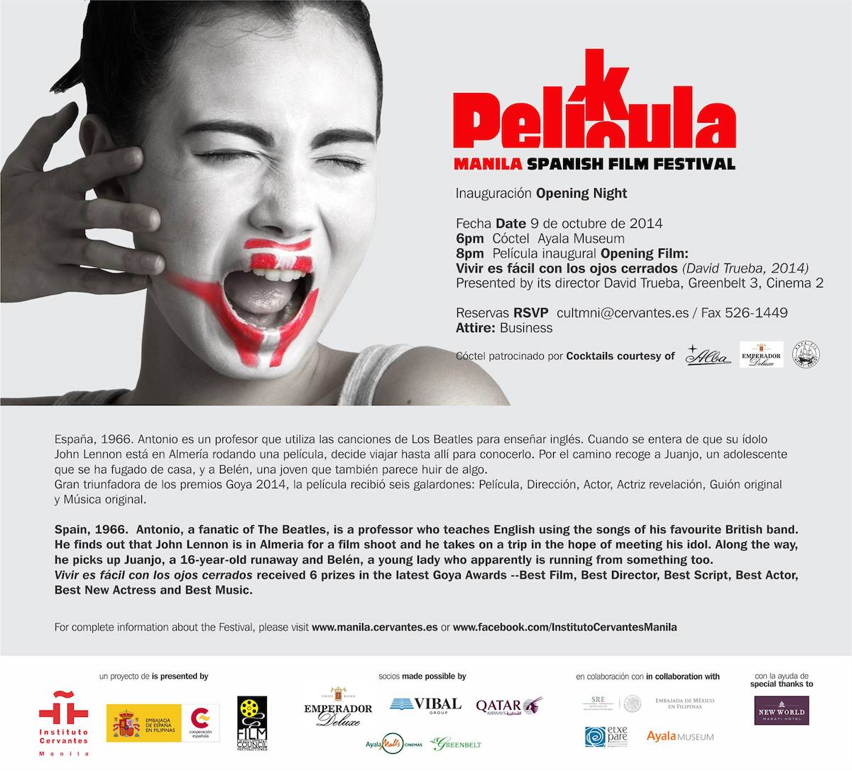PinayTraveller Manila Spanish Film Festival 2014