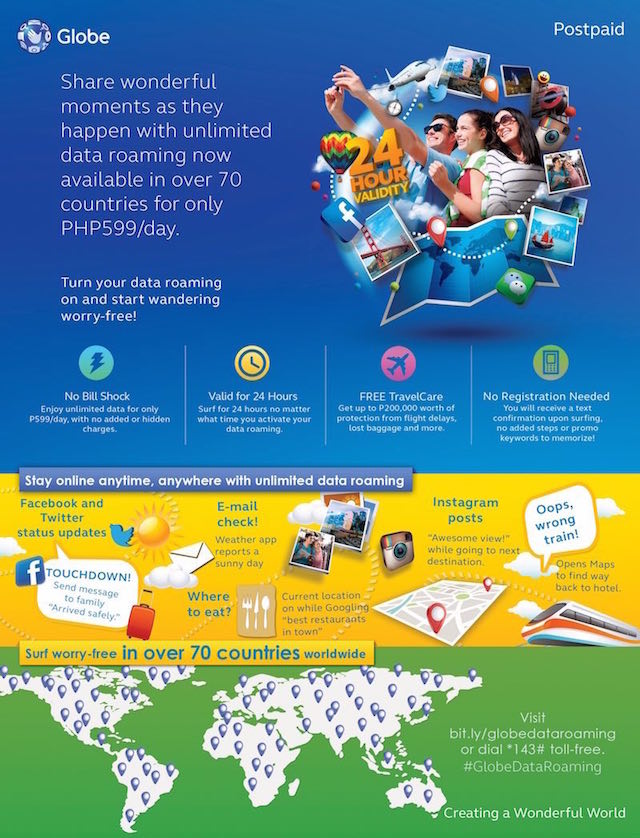 Globe Telecom P599 Infographic