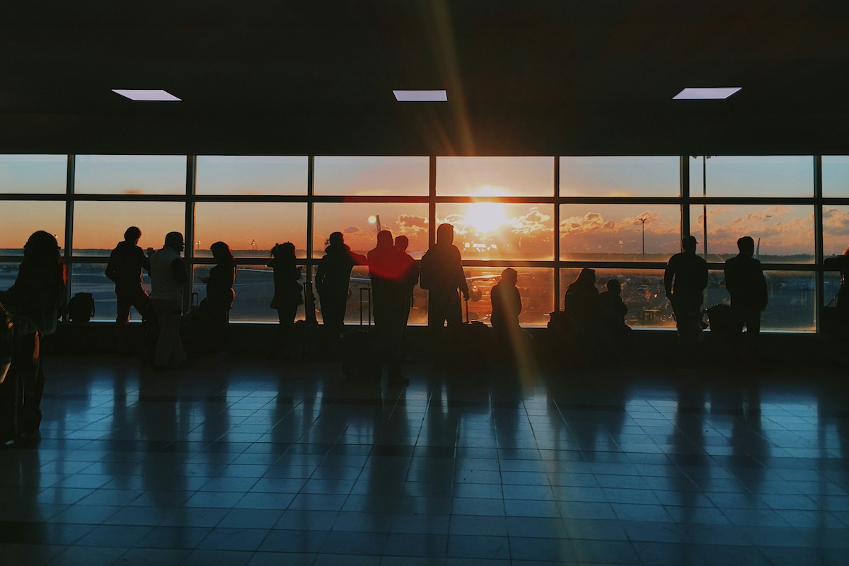 pinaytraveller at the airport